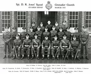 Jones Gallery: sgt d r jones squad march 1955 phillips