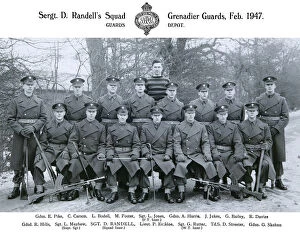 Davies Collection: sgt d randells squad february 1947 pike