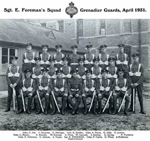 Dobson Collection: sgt e foremans squad april 1931