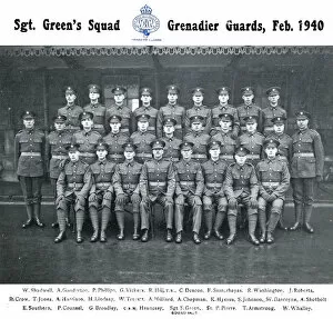 Roberts Gallery: sgt greens squad february 1940 shadwell