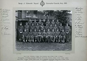 Nash Collection: sgt j edwards squad july 1940 allen boardman
