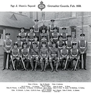 Webb Gallery: sgt j hares squad february 1938