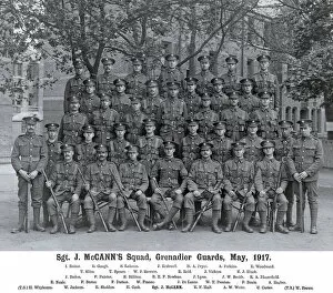 Woodward Gallery: sgt j mccanns squad may 1917