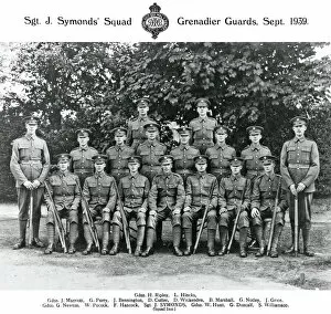 Duncalf Collection: sgt j symonds squad september 1939 ripley