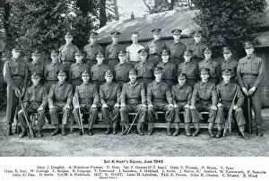 Townsend Collection: sgt k harts squad june 1945 doughty wykeham-fiennes