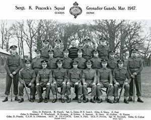 Burgess Gallery: sgt k peacocks squad march 1947 petherick