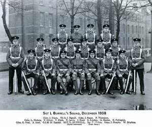 Burrell Gallery: sgt l burrells squad december 1938