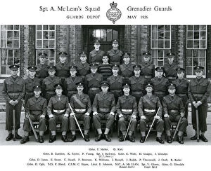 1870s-1950s Group photos and others Gallery: sgt a mcleans squad may 1956 meller kirk