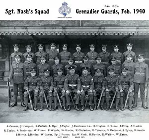 Taylor Collection: sgt nashs squad february 1940 cramer