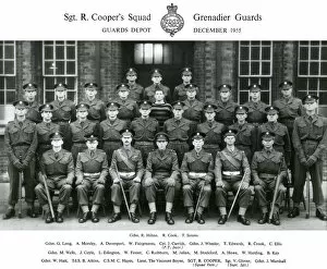 Edwards Collection: sgt r coopers squad december 1955 hilton