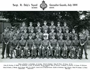 Stone Gallery: sgt r dalys squad july 1944 burford cranfield