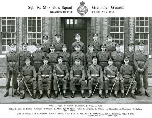 Baker Gallery: sgt r maxfields squad february 1955 hyde