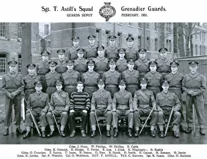 Parr Collection: sgt t astills squad february 1951 hunt