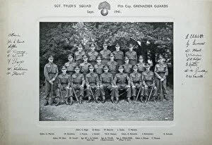 1914-1961 Group photos Collection: sgt tylers squad september 1941 edge