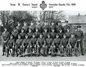 Taylor Collection: sgt w emerys squad february 1945 midgley