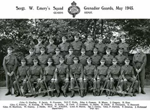 Images Dated 12th April 2018: sgt w emerys squad may 1945 headley jarvis