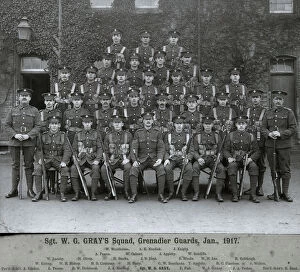 Parker Gallery: sgt w g grays squad january 1917