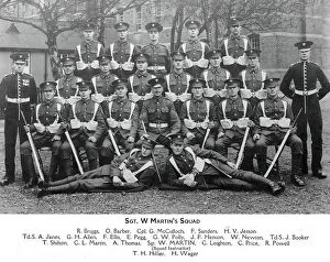Leighton Collection: sgt w martins squad