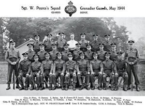 Bailey Collection: sgt w pearces squad may 1944 florey dawson