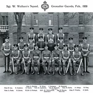 Fitzhugh Collection: sgt w wallaces squad february 1939 etchells