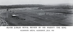 1930s Collection: silver jubillee royal review. hm the king rushmoor arena