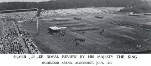 1930s Collection: silver jubillee royal review. hm the king rushmoor arena