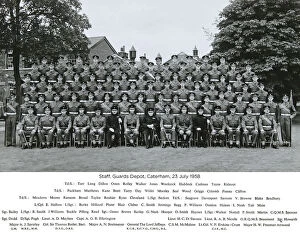 Owen Gallery: staff guards depot caterham 23 july 1958 tarr