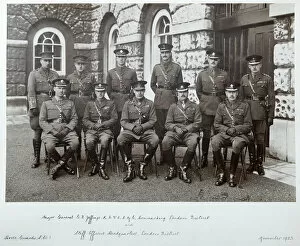 November 1923 Gallery: Staff, Horse Guards and Maj Gen Jeffreys 1923