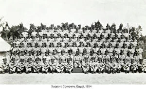 1954 Collection: support company egypt 1954