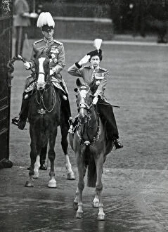 Hm The Queen Gallery: trooping the colour 1953 hm the queen hrh duke of edinburgh