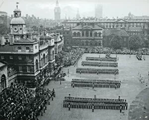 1950s inc Berlin Gallery: trooping the colour horse guards parade