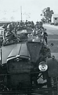 1936 2 Bn Egypt Gallery: troops in truck