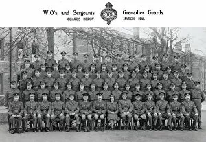 1914-1961 Group photos Gallery: warrant officer sergeants march 1945