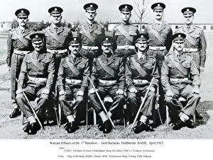 April 1957 Gallery: warrant officers 1st battalion gort barracks