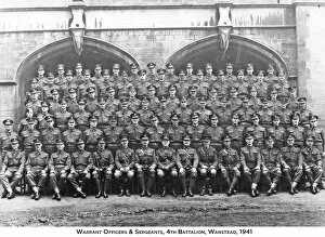 1941 Gallery: warrant officers & sergeants 4th battalion