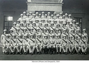 1934 Gallery: warrant officers and sergeants 1934
