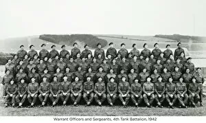 1942 Gallery: warrant officers and sergeants 4th tank battalion