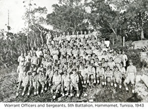 1943 Gallery: warrant officers and sergeants 5th battalion
