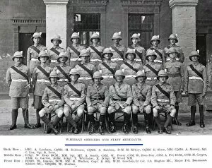 Hughes Collection: warrant officers and staff sergeants langham
