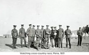 Mena Collection: watching cross-country race mena 1931