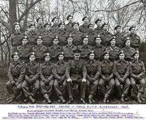 1945 Collection: welsh & greanadiers squad aldershot