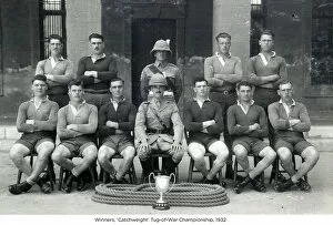 1932 Gallery: winners catchweight tug-of-war championship 1932