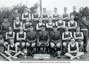1930s Collection: winners egyptian command cross country championship