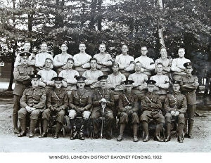 Winners Gallery: winners london district bayonet fencing 1932