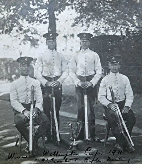 -24 Collection: winners wellington cup 1911 aldershot rifle meeting