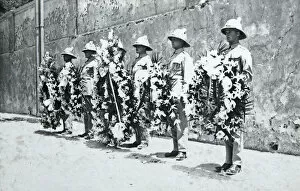 1936 2 Bn Egypt Gallery: wreath laying
